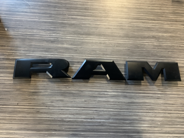 2019 - 2024 5TH GENERATION RAM 1500 NEW STYLE TAILGATE RAM EMBLEM LETTER LOGO OEM