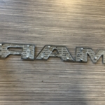 2019 – 2024 5TH GENERATION RAM 1500 NEW STYLE TAILGATE RAM EMBLEM LETTER LOGO OEM
