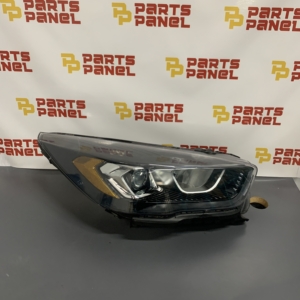 2017 - 2019 FORD ESCAPE PASSENGER RH SIDE HALOGEN PROJECTOR TYPE  BLACK BEZLE HEADLIGHT OEM USED 44ZH2324B